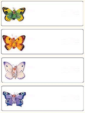 anne geddes butterflies sheet labels by c anne geddes