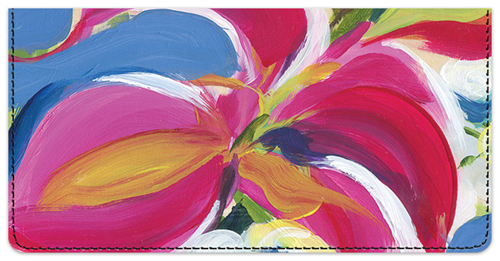 Artistic Blooms Checkbook Cover