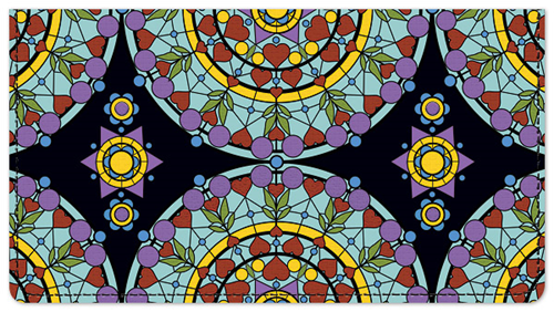 Stained Glass Checkbook Cover