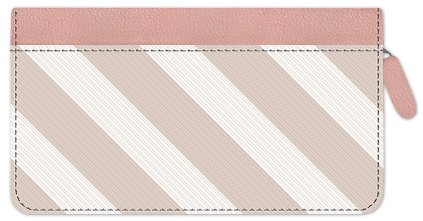 Soho Soft Stripes Zippered Leather Cover