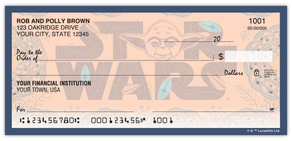 <i> Star Wars </i>&#153; Organic Blooms Checks