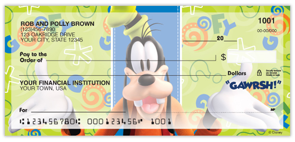 Mickey Funtastic Personal Checks SuperValue Checks