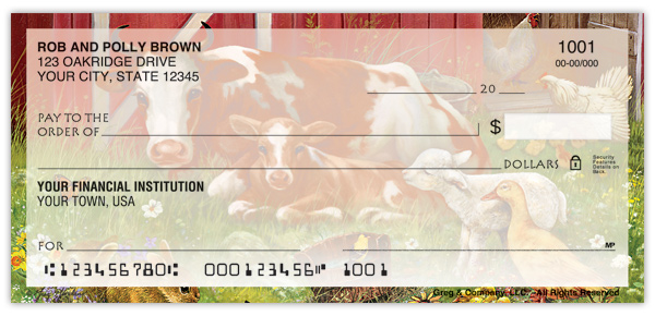 Barnyard Babies Personal Checks | SuperValue Checks