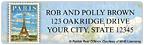 European Vacation Address Label