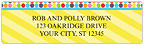 Bright Pop Address Labels