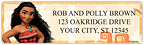 Moana Address Labels