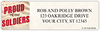 Proud of our Soldiers Address Labels