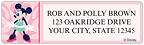 Minnie Mouse: Miss Mod Address Labels
