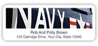 Navy Address Labels
