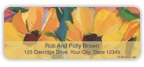 Artistic Blooms Address Labels