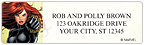 Avengers Assemble Address Labels