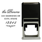 Delicate Square Stamp