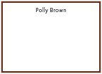 Brown Border Flat Cards