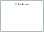 Dark Green Border Flat Cards