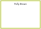 Lime Border Flat Cards