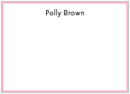 Light Pink Border Flat Cards