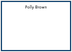 Navy Border Flat Cards