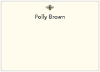 Bee Motif Flat Cards