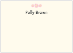 Daisy Motif Flat Cards