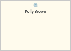 Sand Dollar Motif Flat Cards