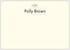 Starfish Motif Flat Cards