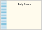 Blue Stripes Flat Cards