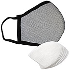 Gray Texture - Standard Face Mask with Filters
