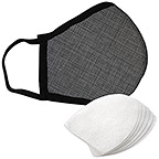 Charcoal Texture - Standard Face Mask with Filters