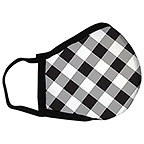 White Plaid - Standard Face Mask