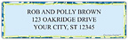 Ginger Jar Address Labels