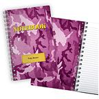 Pink Camouflage Notebook
