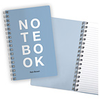 Stacked Letters Notebook