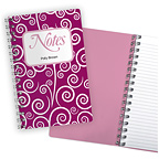 Purple Swirls Notebook