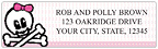 Skulls Sheet Labels