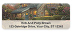 Thomas Kinkade Cottages Address Labels
