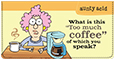 Aunty Acid Coffee Checkbook Cover