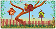Gail Marie My Garden Checkbook Cover