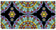Stained Glass Checkbook Cover