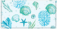 By The Sea Checkbook Cover