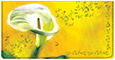 Gail Marie Colorful Blooms Checkbook Cover