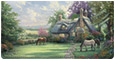 Thomas Kinkade Cottages Checkbook Cover