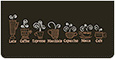 Coffee Time Checkbook Cover