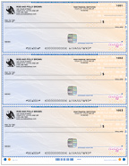 High Security Laser Draft Checks - Blue Safety