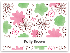 Green & Pink Flower Notes