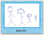 Little Picassos Blue Swirl Notes