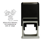 Aliens Square Stamp