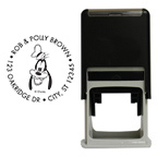 Goofy Round Stamp
