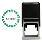 Cheers Round Stamp