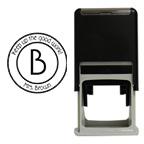 B Student Round Stamp