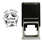 Super Star Round Stamp